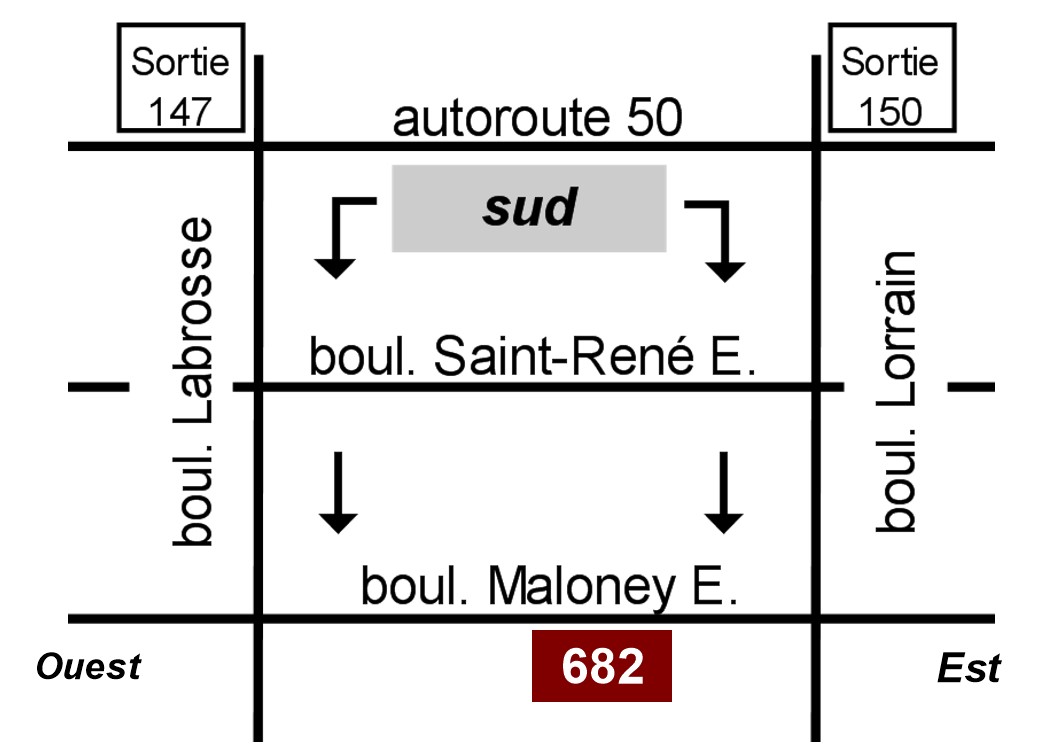 Carte du bureau de consultation Carte du bureau de consultation